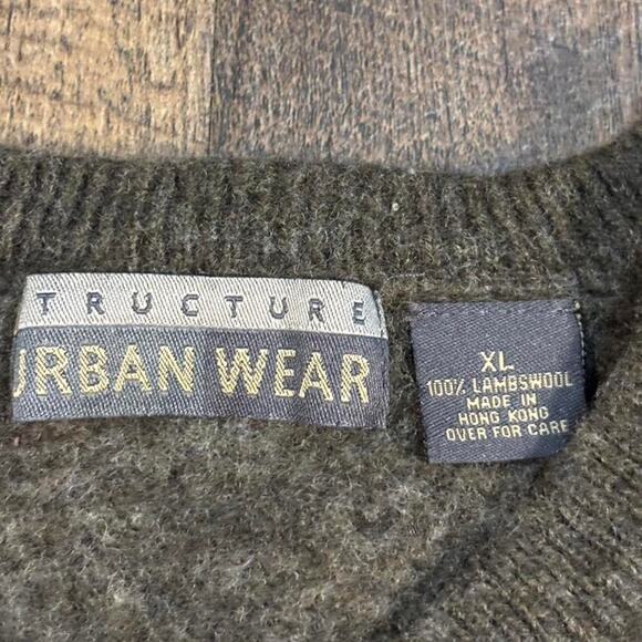 Vintage 90s to 2000s Structure Urban Wear Wool Sweater Vest - Picture 5 of 5